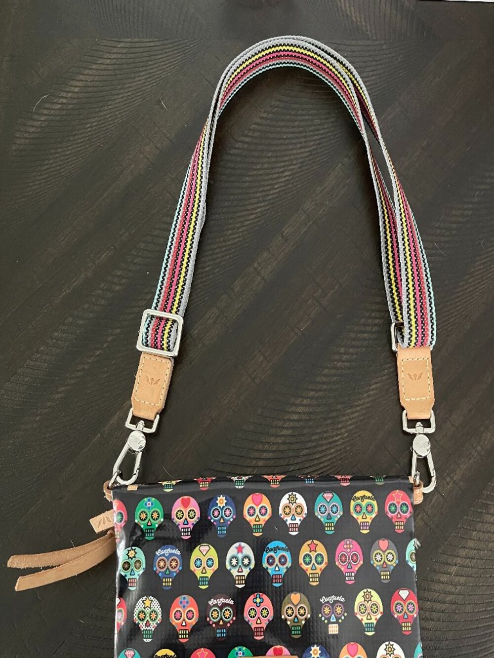 Consuela Sug (Sugar Skull) Uptown Crossbody Purse
